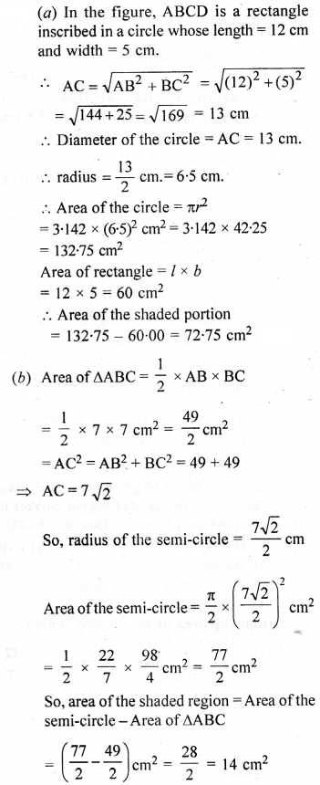 ML Aggarwal Class 9 Solutions for ICSE Maths Chapter 16 Mensuration 16.3 Q24.2