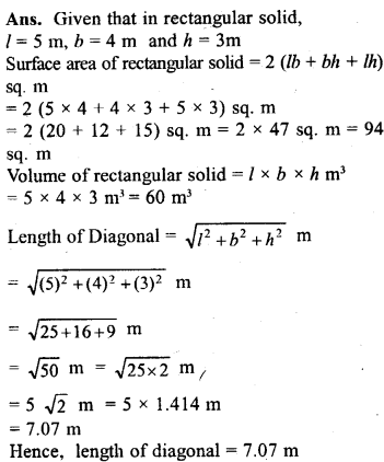 ML Aggarwal Class 9 Solutions for ICSE Maths Chapter 16 Mensuration 16.4 Q2.1