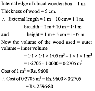 ML Aggarwal Class 9 Solutions for ICSE Maths Chapter 16 Mensuration 16.4 Q22.1