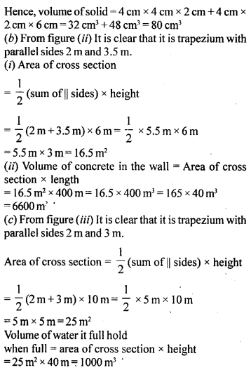ML Aggarwal Class 9 Solutions for ICSE Maths Chapter 16 Mensuration 16.4 Q26.3