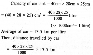 ML Aggarwal Class 9 Solutions for ICSE Maths Chapter 16 Mensuration 17.1