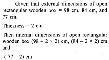 ML Aggarwal Class 9 Solutions for ICSE Maths Chapter 16 Mensuration 22.1