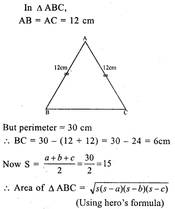 ML Aggarwal Class 9 Solutions for ICSE Maths Chapter 16 Mensuration Q11.1