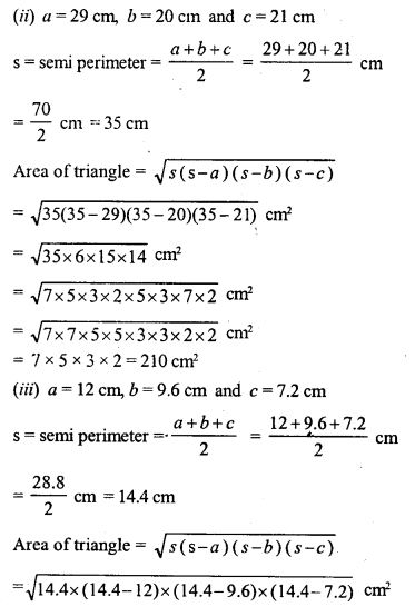 ML Aggarwal Class 9 Solutions for ICSE Maths Chapter 16 Mensuration Q2.2