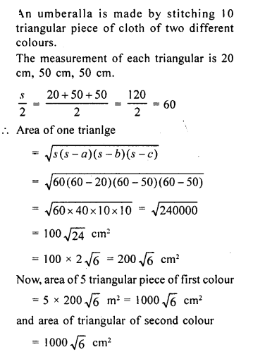 ML Aggarwal Class 9 Solutions for ICSE Maths Chapter 16 Mensuration Q20.2