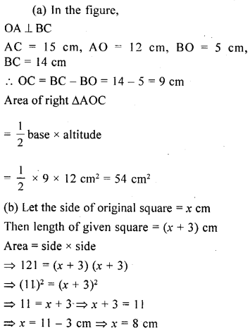 ML Aggarwal Class 9 Solutions for ICSE Maths Chapter 16 Mensuration ch Q1.2