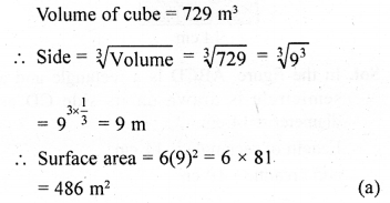 ML Aggarwal Class 9 Solutions for ICSE Maths Chapter 16 Mensuration mul Q18.1