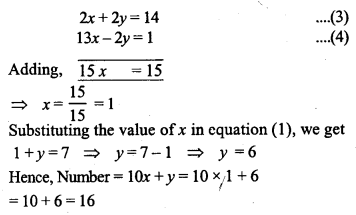 ML Aggarwal Class 9 Solutions for ICSE Maths Chapter 6 Problems on Simultaneous Linear Equations ch Q4.2