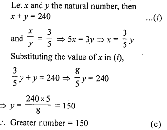 ML Aggarwal Class 9 Solutions for ICSE Maths Chapter 6 Problems on Simultaneous Linear Equations mul Q3.1
