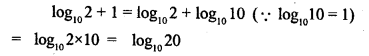 ML Aggarwal Class 9 Solutions for ICSE Maths Chapter 9 Logarithms 9.2 Q13.1
