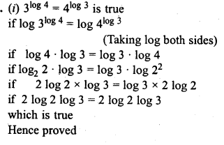ML Aggarwal Class 9 Solutions for ICSE Maths Chapter 9 Logarithms 9.2 Q21.1
