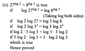 ML Aggarwal Class 9 Solutions for ICSE Maths Chapter 9 Logarithms 9.2 Q21.2
