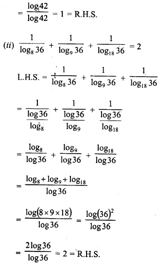 ML Aggarwal Class 9 Solutions for ICSE Maths Chapter 9 Logarithms 9.2 Q28.3