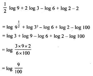 ML Aggarwal Class 9 Solutions for ICSE Maths Chapter 9 Logarithms 9.2 Q3.5