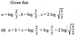 ML Aggarwal Class 9 Solutions for ICSE Maths Chapter 9 Logarithms 9.2 Q7.2
