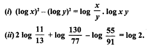 ML Aggarwal Class 9 Solutions for ICSE Maths Chapter 9 Logarithms 9.2 ch Q3.1