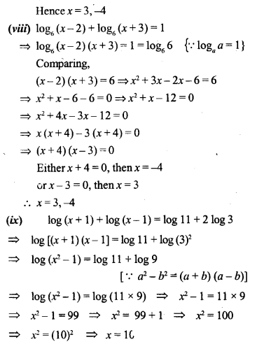 ML Aggarwal Class 9 Solutions for ICSE Maths Chapter 9 Logarithms 9.2 ch Q7.5