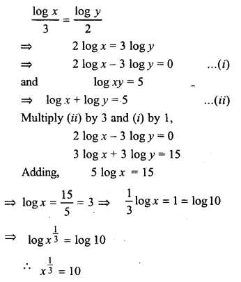 ML Aggarwal Class 9 Solutions for ICSE Maths Chapter 9 Logarithms 9.2 ch Q8.2