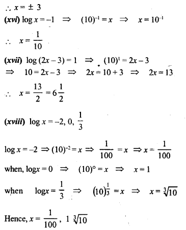 ML Aggarwal Class 9 Solutions for ICSE Maths Chapter 9 Logarithms Q4.5