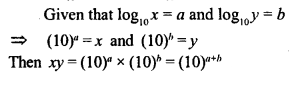 ML Aggarwal Class 9 Solutions for ICSE Maths Chapter 9 Logarithms Q7.1