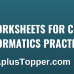 CBSE Worksheets for Class 12 Informatics Practices