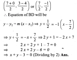 ML Aggarwal Class 10 Solutions for ICSE Maths Chapter 12 Equation of a Straight Line Chapter Test Q13.2
