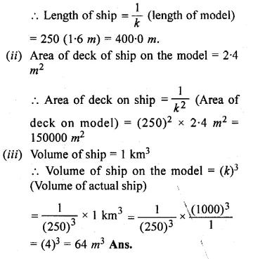 ML Aggarwal Class 10 Solutions for ICSE Maths Chapter 14 Similarity Chapter Test Q13.1