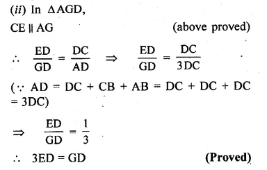 ML Aggarwal Class 10 Solutions for ICSE Maths Chapter 14 Similarity Chapter Test Q3.4
