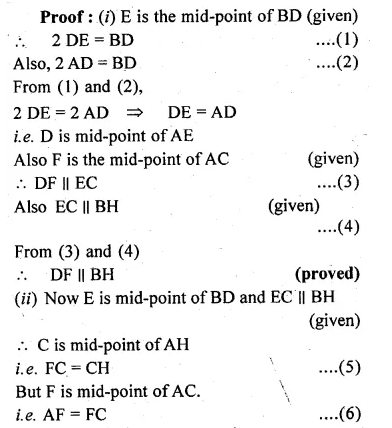 ML Aggarwal Class 10 Solutions for ICSE Maths Chapter 14 Similarity Chapter Test Q4.2