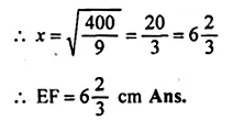 ML Aggarwal Class 10 Solutions for ICSE Maths Chapter 14 Similarity Chapter Test Q8.2