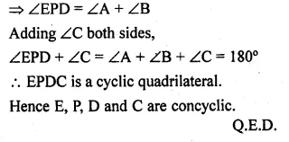ML Aggarwal Class 10 Solutions for ICSE Maths Chapter 16 Circles Chapter Test Q15.6