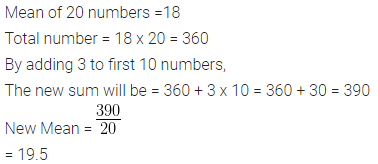 ML Aggarwal Class 10 Solutions for ICSE Maths Chapter 23 Measures of Central Tendency Chapter Test Q2.1