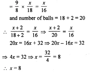ML Aggarwal Class 10 Solutions for ICSE Maths Chapter 24 Probability Chapter Test Q13.1