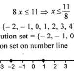 ML Aggarwal Class 10 Solutions for ICSE Maths Chapter 5 Linear Inequations Chapter Test Q1.1