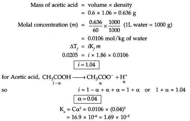 CBSE Sample Papers for Class 12 Chemistry Paper 4 Q.14.1