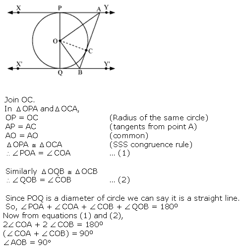 NCERT Solutions for Class 10 Maths Chapter 10 Circles 14