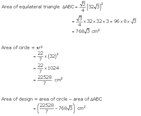 NCERT Solutions for Class 10 Maths Chapter 12 Areas Related to Circles ex 12.3 6s1
