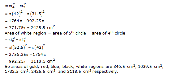 NCERT Solutions for Class 10 Maths Chapter 12 Areas Related to Circles ex 12.1 3s1