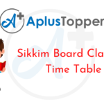 Sikkim Class 12 Time Table