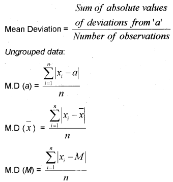 Plus One Maths Notes Chapter 15 Statistics 1