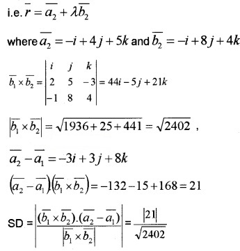 Plus Two Maths Chapter Wise Questions and Answers Chapter 11 Three Dimensional Geometry 6M Q1.1