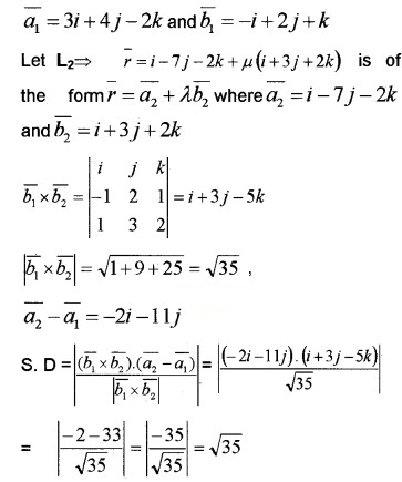 Plus Two Maths Chapter Wise Questions and Answers Chapter 11 Three Dimensional Geometry 6M Q2.1