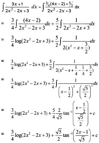 Plus Two Maths Chapter Wise Questions and Answers Chapter 7 Integrals 6M Q11