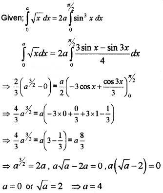 Plus Two Maths Chapter Wise Questions and Answers Chapter 7 Integrals 6M Q8.1