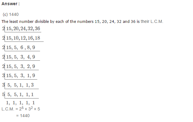 Factors and Multiples RS Aggarwal Class 6 Maths Solutions Ex 2F 24.1