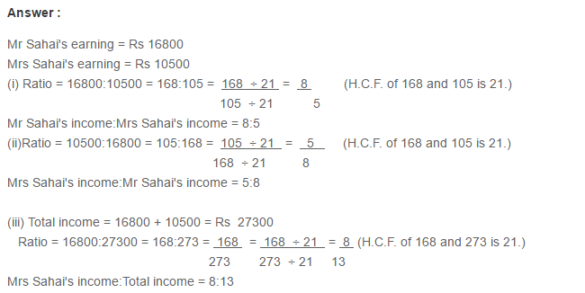 Ratio Proportion and Unitary Method RS Aggarwal Class 6 Maths Solutions Ex 10A 1.9