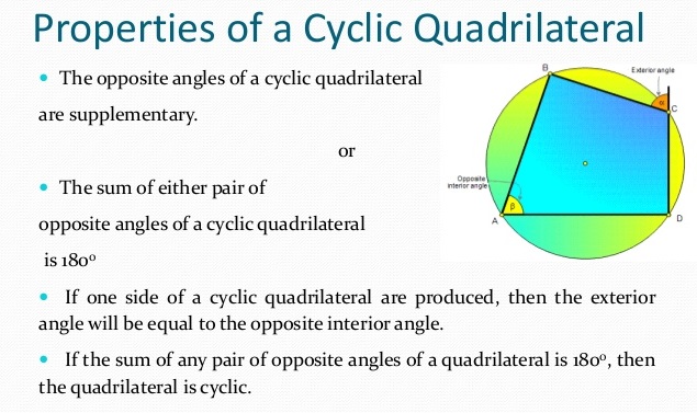 What are the Properties of Cyclic Quadrilaterals 6