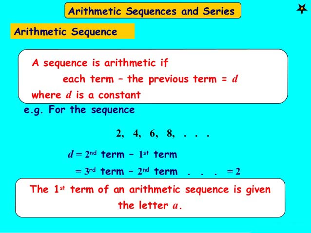 Arithmetic Sequences and Series 2