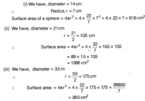 NCERT Solutions for Class 9 Maths Chapter 13 Surface Areas and Volumes Ex 13.4.2