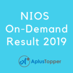 NIOS On-Demand Result